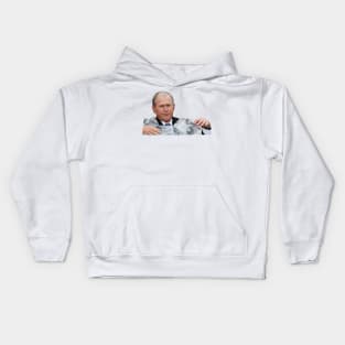 George W Bush - Rain Poncho Meme Kids Hoodie